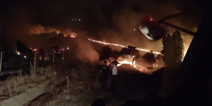 Dersim’de yangından 150 dönümlük alan etkilendi