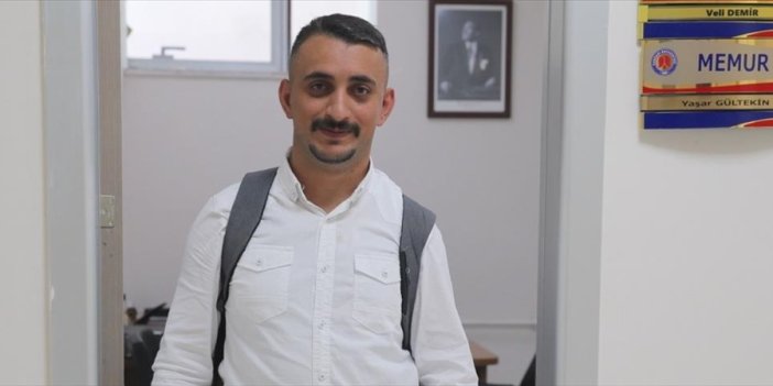 Bedensel engelli genç, öğrencilik yaptığı Hakkari üniversitesinde memur oldu