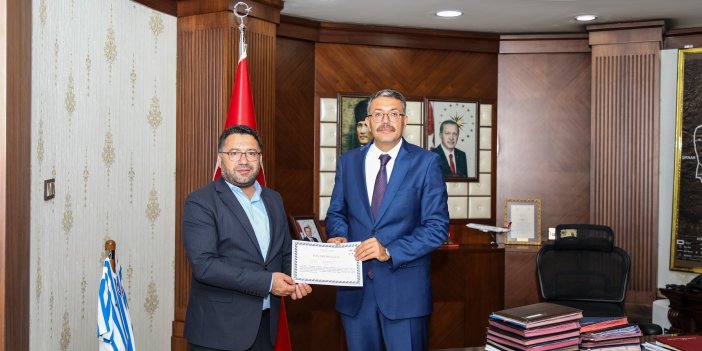 Hakkari İl Müftüsü’nden Vali Çelik'e veda ziyareti