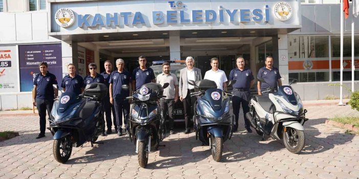 Kahta Belediyesi Motorize Zabıta Ekibi kurdu