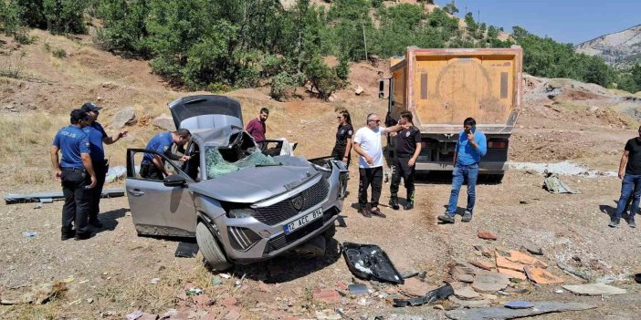 Tunceli’deki kazada 2 kişi hayatını kaybetti