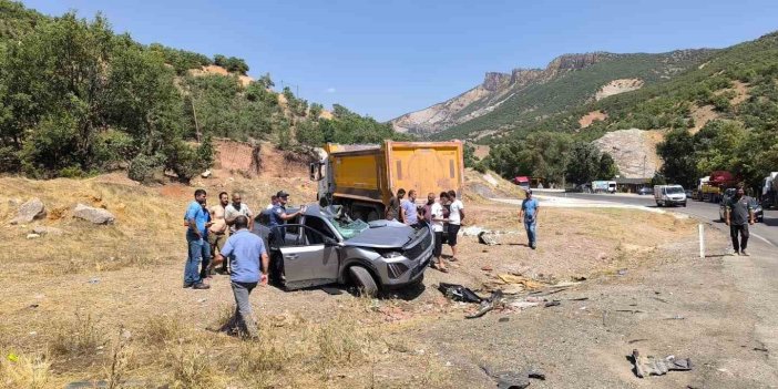 Dersim’de feci kaza: 2’si ağır 7 yaralı