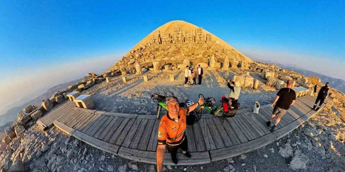 İki öğretmen bisikletle 5 günde 450 kilometre yol yaptı