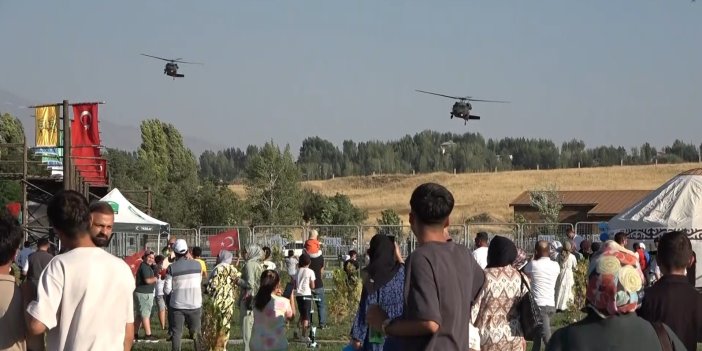 Muş'ta çelik Kanatların gösterisi nefes kesti