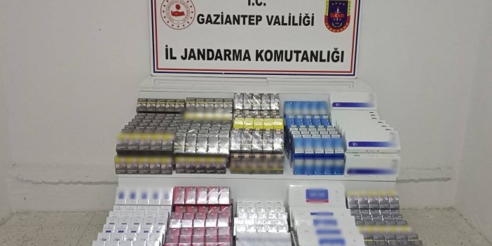 Antep’te 10 bin paket gümrük kaçağı sigara ele geçirildi