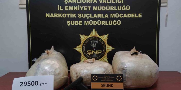 Urfa 29 kilo sentetik uyuşturucu ele geçirildi: 5 gözaltı