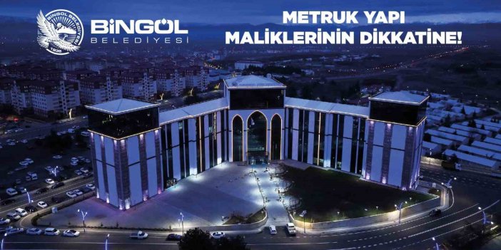 Metruk yapılar için süreç başladı