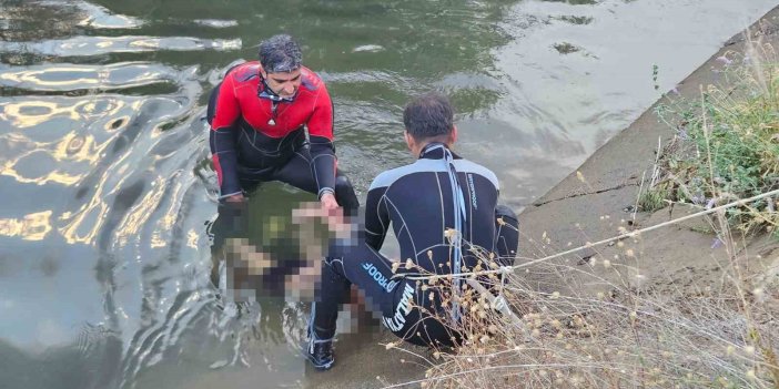 Sulama kanalına giren yabancı uyruklu kişi hayatını kaybetti