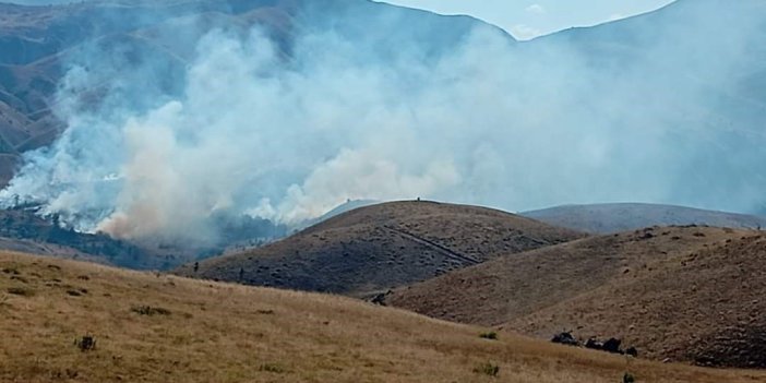 Dersim’de yangın çıktı