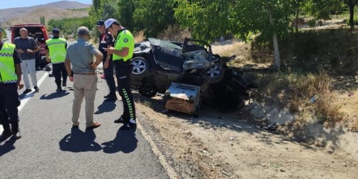 Malatya'da devrilen otomobilde bulunan 3 kişi öldü, 1 ağır yaralı