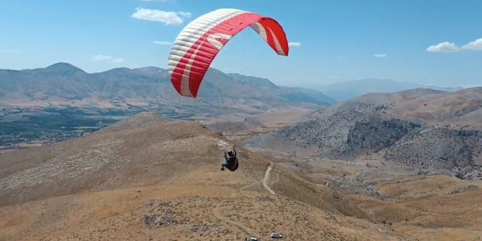 Malatya'da yamaç paraşütü etkinliği yapıldı