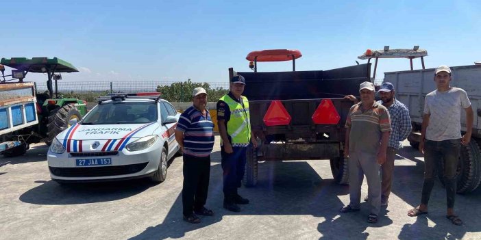 Gaziantep'te trafik jandarmasından güvenli trafik eğitimi