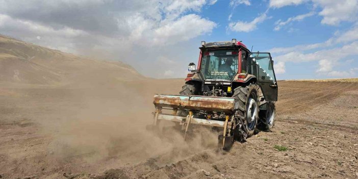 Bitlis'te 2600 rakımda buğday ekimi yapıldı