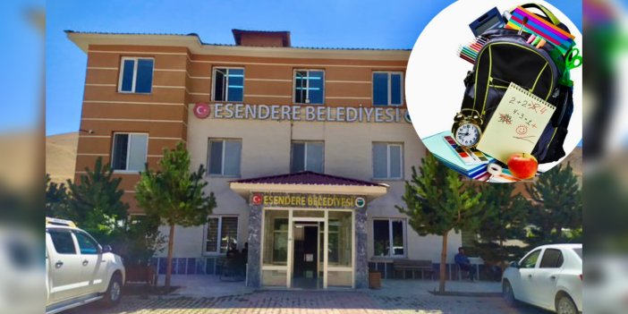 Esendere Belediyesi ilkokul öğrencilerinin okul çantasını ücretsiz dolduruyor