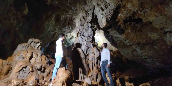 Adıyaman’da heyecanlandıran yeni mağara keşifi