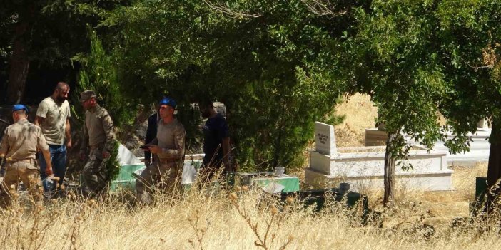 Narin’i arama çalışmalarında mezarlıkta yer altı görüntüleme cihazıyla tarama yapıldı