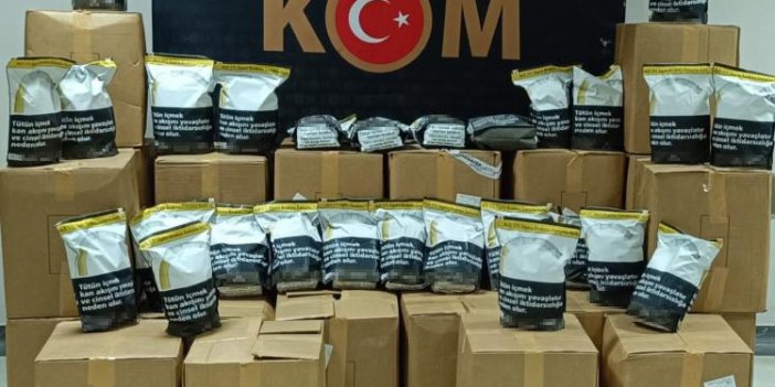 Elazığ’da 405 kilo bandrolsüz tütün bulundu