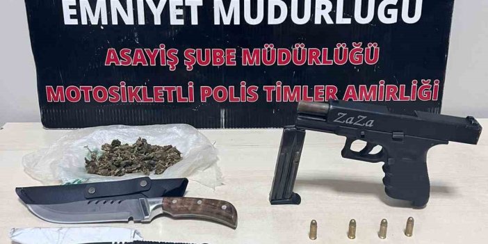 Bingöl’de bir ruhsatsız tabanca ele geçirildi