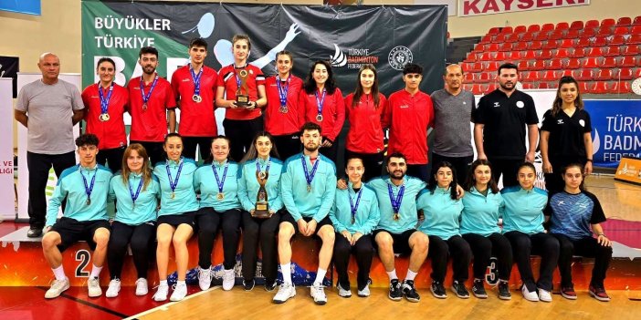 Badminton “Büyükler Türkiye Şampiyonu” Erzincan oldu