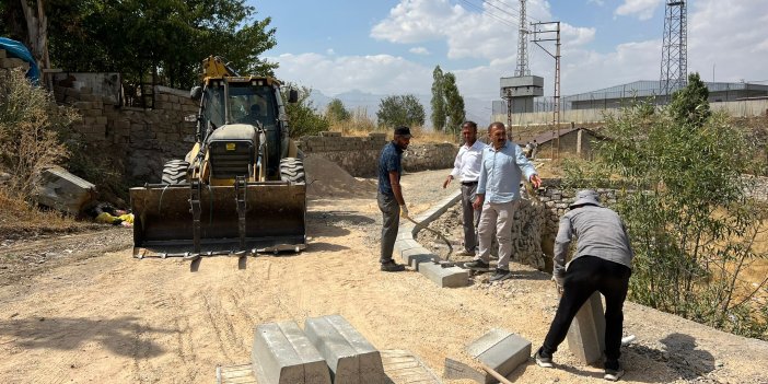 Eski Kışla Mahallesi yolları 48 yıl sonra yapılmaya başlandı