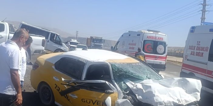 Şırnak’ta trafik kazası: 2 kişi ağır yaralandı