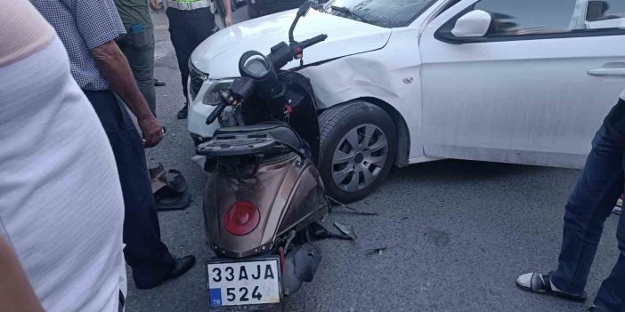 Mardin’de otomobil ile motosiklet çarpıştı: 1 kişi yaralandı