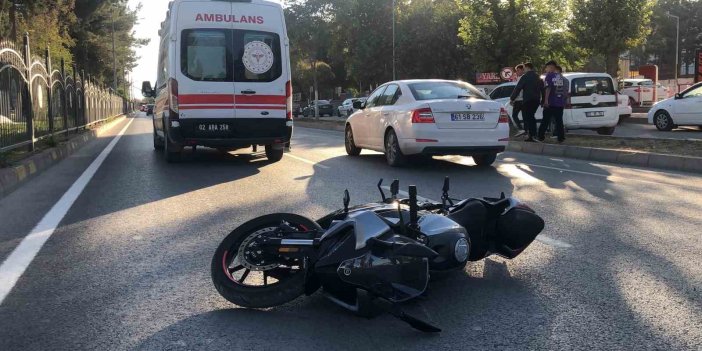 Adıyaman'da motosiklet öğrenciye çarptı: 1 yaralı