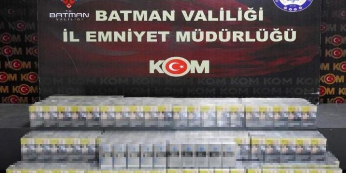 Batman’da kaçakçılık operasyonunda 2 kişi gözaltına alındı