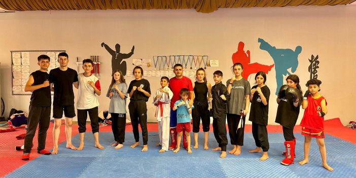 Yüksekova'da gençler Wushu kursuyla şampiyonaya hazırlanıyor