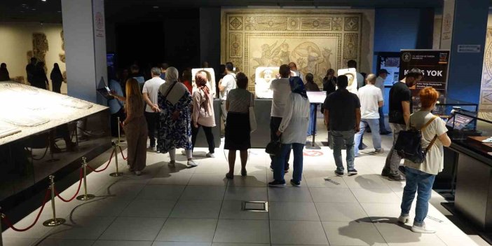 Zeugma Mozaik Müzesi, festival için Gaziantep’e gelenler tarafından yoğun ilgi görüyor