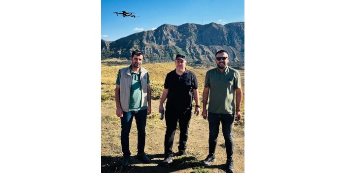 Bitlis’te dron destekli av kontrolü yapıldı