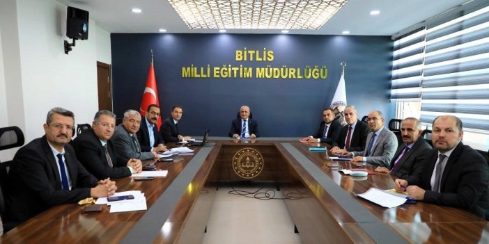 Bitlis’te “Akademik Başarıların İzlenmesi ve Değerlendirilmesi”  toplantısı  gerçekleştirildi