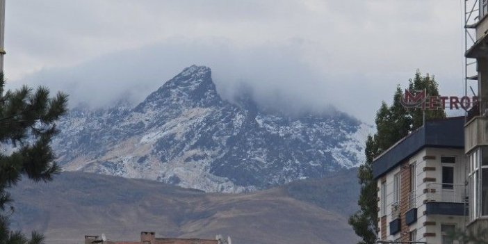 Van'ın yüksek kesimlerine yılın ilk karı düştü