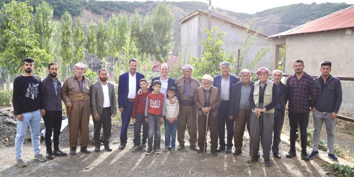 Şemdinli Kaymakamı, Güzelkonak Köyü’nde ziyaretler gerçekleştirdi