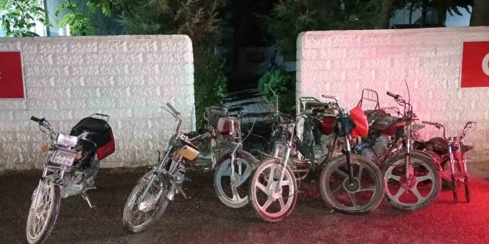 Şanlıurfa’da 7 motosiklet ele geçirildi: 1 gözaltı