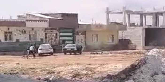 Şanlıurfa'da 1 kişinin ağır yaralandığı silahlı kavga kamerada