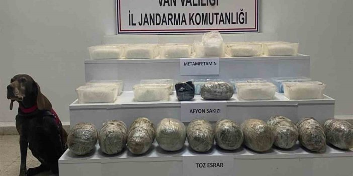 Van’da 107 kilo 500 gram uyuşturucu ele geçirildi