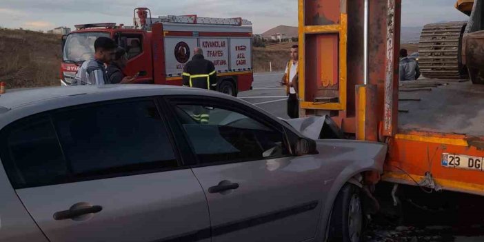 Elazığ’da trafik kazası: 2 kişi yaralandı