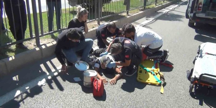 Adıyaman'da, motosiklet devrildi: 1 yaralı