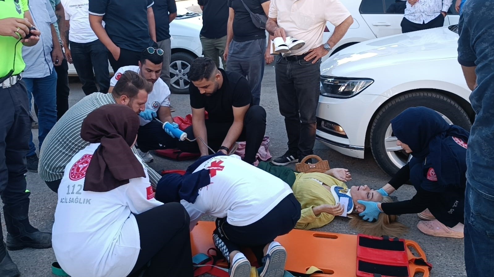 Adıyaman'da motosiklet yayaya çarptı: 2 yaralı