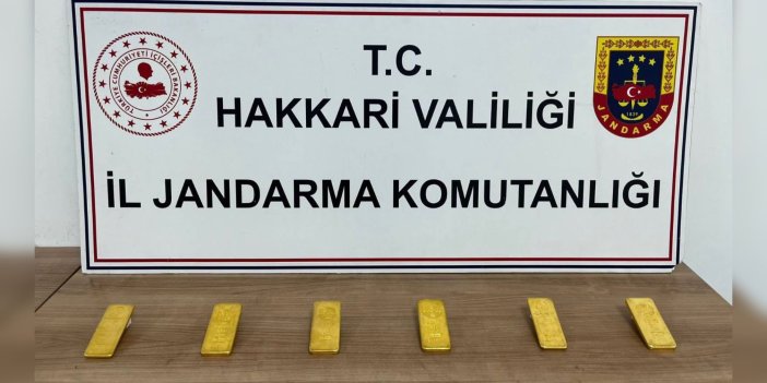 Derecik’te 6 kilo kaçak külçe altın yakalandı