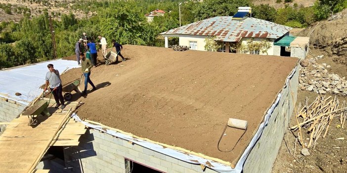 Derecik’in Üçyan Köyü'nde 34 yıllık yardım geleneği