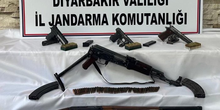 Diyarbakır’da kaçak silah operasyonu: 5 gözaltı