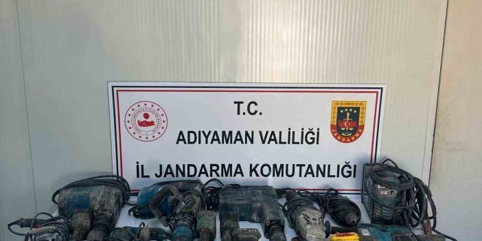 İnşaat malzemelerini çalan kişi yakalandı