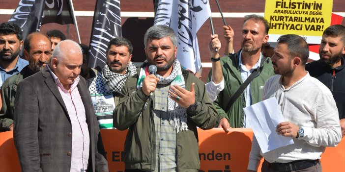 İsrail'in saldırıları Bitlis'te protesto edildi