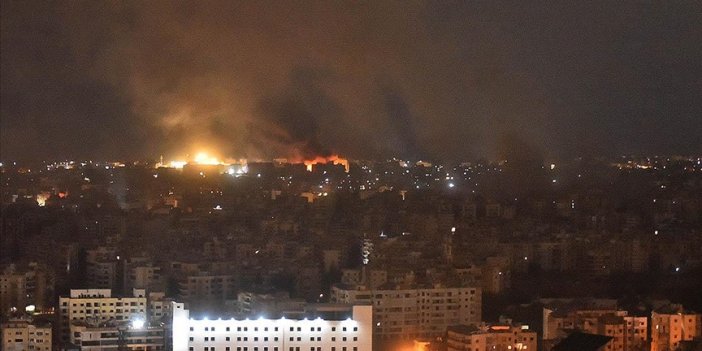 İsrail Beyrut'un güneyindeki Dahiye'ye gece saatlerinde 30 hava saldırısı gerçekleştirdi