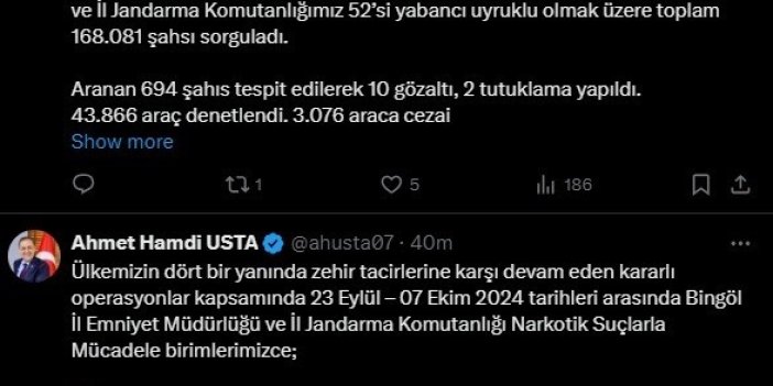 Bingöl’de son bir haftanın asayiş verileri duyuruldu: 28 gözaltı, 2 tutuklama