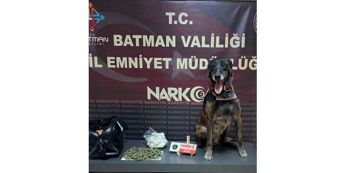 Batman’da durdurulan yolcu otobüsünde skunk madde uyuşturucu ele geçirildi