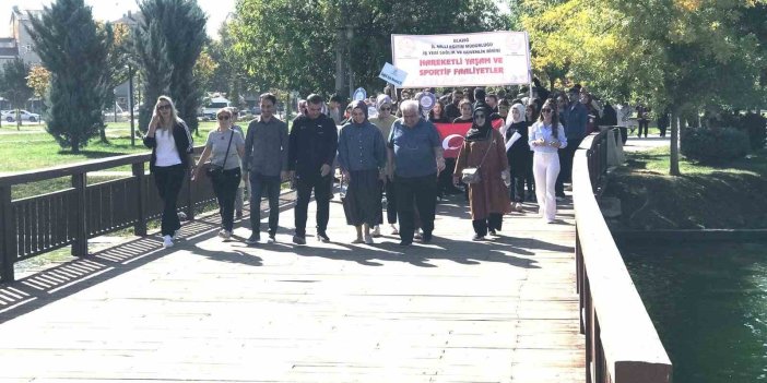 Elazığ’da Dünya Yürüyüş Günü etkinlikleri yapıldı