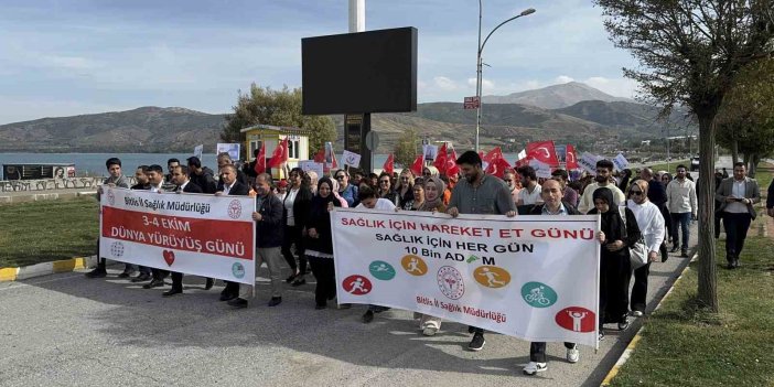 Tatvan’da Dünya Yürüyüş Günü etkinliği yapıldı